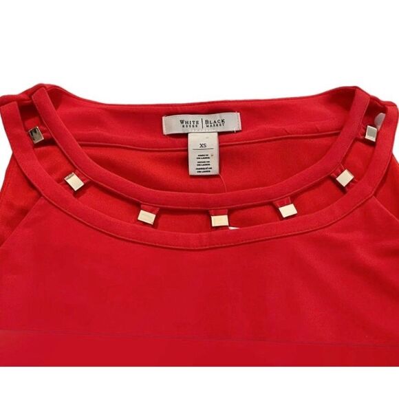 NWT White House Black Market Dress - Red - size XS - Picture 6 of 16